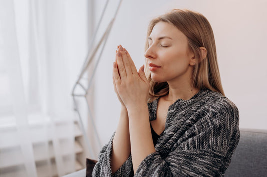 women meditating during detox